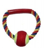 ИГРУШКА АПОРТ С РУЧКОЙ КОЛЬЦО С МЯЧОМ R1065 (К-Й)