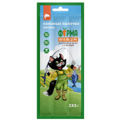 Лак Ферма кота Фед палочки для кошек и котят ЛОСОСЬ 3 х 5 г 