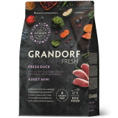 Grandorf fresh Dog 3 кг свежее мясо утки с бататом для соб мел пор