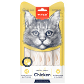 Wanpy Cat Лакомство для кошек нежное пюре из курицы 25 шт х14 г (33004)