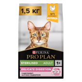 Про План 1,5кг Cat Стерил чув пищ Курица