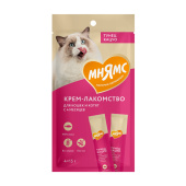 Мнямс Крем-лак для кошек с тунцом Кацуо 15 г х 4 шт. 