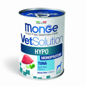 Диетический корм Monge VetSolution Dog Hypo Monoprotein TUNA Гипо монопротеин с тунцом для собак для снижения реакции пищевой непереносимости 400 г (35120)