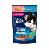 Феликс ДвойнВкус д/К (пак.) ЛососьФорель (ж) 75гх26
