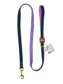 Pet-it серия Jeans поводок размер M, 1.9х120 см, фиолетовый