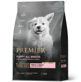 Premier Dog 3кг Turkey PUPPY (Свежее мясо индейки для щенков)															