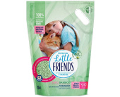 НАПОЛНИТЕЛЬ LITTLE FRIENDS TOFU BAMBOO Д/КОШЕК РАСТИТЕЛЬНЫЙ КОМКУЮЩИЙСЯ 2.5кг ПАКЕТ