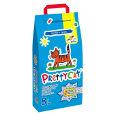 Наполнитель 4кг (8л) PrettyCat глиняный впит с део-кристалл Aroma Fruit  