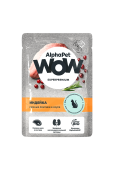 AlphaPet WOW 85г пауч д\кошек пауч индейка ломтики в соусе