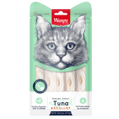 Wanpy Cat Лак нежное пюре из тунца и гребешка 70 г 