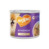 Мнямс 200гр Паштет из ягненка для собак КРАСИВАЯ ШЕРСТЬ 