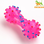 Игр Гантель пищащая 12.5см, микс цветов
