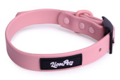 Ошейник из биотана LionPets с металлической пряжкой LPO-00520-5 (Розовый) (Размер L обхват шеи 33-55 см, ширина 1,9 см)