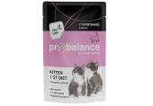 PROBALANCE Д/КОТЯТ 85г (ТЕЛЯТИНА В ЖЕЛЕ ПАУЧ) 02РВ143