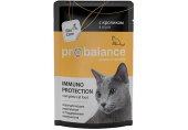 PROBALANCE Д/КОШЕК 85г УКРЕПЛЕНИЕ ИММУНИТЕТА (КРОЛИК В СОУСЕ ПАУЧ) 02РВ082	