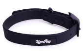Ошейник из биотана LionPets с металлической пряжкой LPO-00520-1 (Чёрный) (Размер XL обхват шеи 40-65 см, ширина 2,5 см)