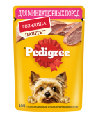 Педигри паштет гов миниатюрн 80г