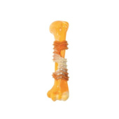 Игрушка для собак Карнивор кость, вкус бекона, желтая 17.8 x 4.9 x 4 см MPets 10650699