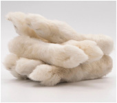 Лапы кроличьи мехов. (цена за 1шт)