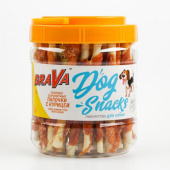 Лакомства Brava д/собак (цена за 1шт) Палочки с курицей 600г