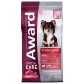  AWARD 10кг  (Цена за 1 кг) SPECIAL CARE Toy Breed Support для взрослых собак мелких и миниатюрных пород со свежим мясом ягненка 10кг (35035)