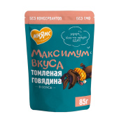 Мнямс пауч 85гр томл гов в соусе для собак Максимум вкуса 