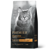 Premier Cat 8кг (цена за 1кг)LambTurkey ADULT LARGE (Свежее мясо ягненка с индейкой для кошек крупных пород)												