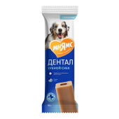 Мнямс DENTAL лаком для собак Зубной снек с говядиной 95г (33038)