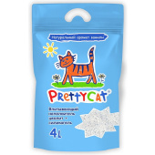 Наполнитель PrettyCat 2 кг (4л) глиняный впит с део-кристаллами Aroma Fruit  