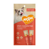 Мнямс Крем-лак д/кош с тунцом Кацуо и морским гребеш 15 г х 4 шт. 