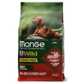 Monge Dog 2,5 кг  BWild GRAIN FREE ягн.картоф.для вз. соб. всех пород 