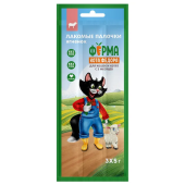 Лак Ферма кота Фед палочки для кошек и котят из ЯГНЕНОК 3 х 5 г 