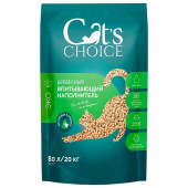 Древесный впитывающий наполнитель Cats choice 80 л/20 кг (35001)