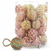 Игрушка для кошек Шарик с петлей, d50мм (туба 42шт.)