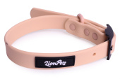 Ошейник из биотана LionPets с металлической пряжкой LPO-00520-4 (Песочный) (Размер L обхват шеи 33-55 см, ширина 1,9 см)