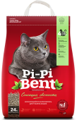Pi-Pi-Bent 10кг Сенсация свежести (п/эт.пакет) комк. наполнитель д/кошек