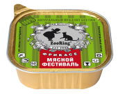 Консервы ZooRing для кошек паштет Мясной фестиваль, 100 гр