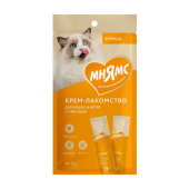 Мнямс Крем-лак для кошек с курицей 15 г х 4 шт. 