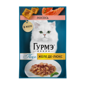 Гурме ПЕРЛ Желе де-Люкс Лосось 75гх26