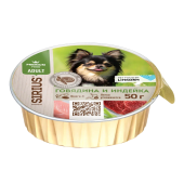 КОРМ SIRIUS КОНСЕРВЫ ДЛЯ ВЗР СОБАК МАЛ И СРЕД ПОРОД ГОВЯДИНА И ИНДЕЙКА 20*1 50г