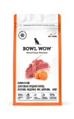BOWL WOW С/К Д/СОБАК СРЕДНИХ ПОРОД С ИНДЕЙКОЙ, ЯГНЕНКОМ, РИСОМ И МОРКОВЬЮ 800г 1764