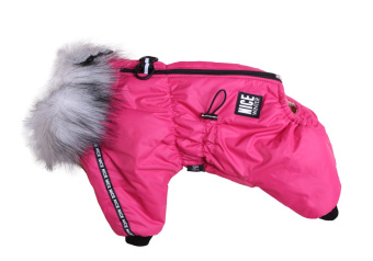 Комбинезон для собак Lion Nice-Style SLP127 на девочку, цвет: фуксия (Размер XХL (спина 37 см, обхват шеи 30-40 см, обхват груди 42-60 см))