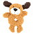 Игрушка AROMADOG Rescue для собак Собачка-кольцо 25 см с пищалкой, рыжая (34001)