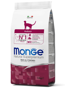 Monge Cat 1,5 кг Indoor корм для домашних кошек