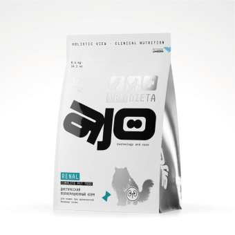 КОРМ AJO VET ДЛЯ КОШЕК ПРИ ХРОНИЧЕСКОЙ БОЛЕЗНИ ПОЧЕК 24*1 400г