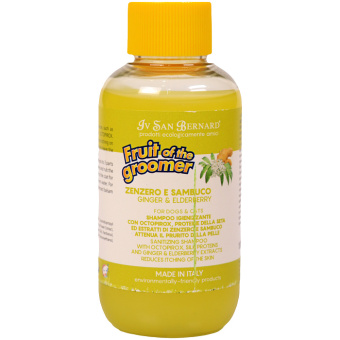 ISB Fruit of the Groomer GingerElderbery Шампунь для любого типа шерсти против раздражений и перхоти 100 мл (33005)