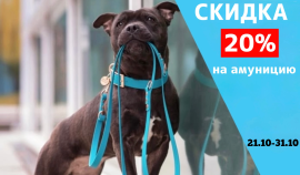 Скидка 20% на рулетки и амуницию.