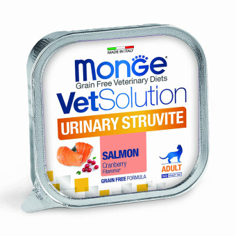 Диетический корм Monge VetSolution Cat Urinary Struvite Уринари Струвит для кошек при заболеваниях мочеполовой системы и струвитном течении МКБ 100г (35096)