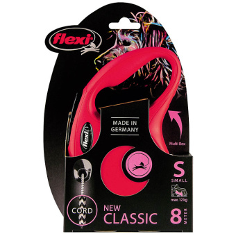 Рулетка (Flexi) Classic S трос 8м до 12кг красный