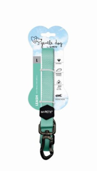 Поводок GENTLE DOG, L, 2.5 X 120 см, до 55 кг бирюзовый, MPets 10849399